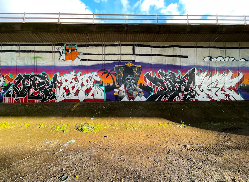 Vaiga, Jaksta and Neddy Ned Neddy, Frome Side, Bristol, October 2024