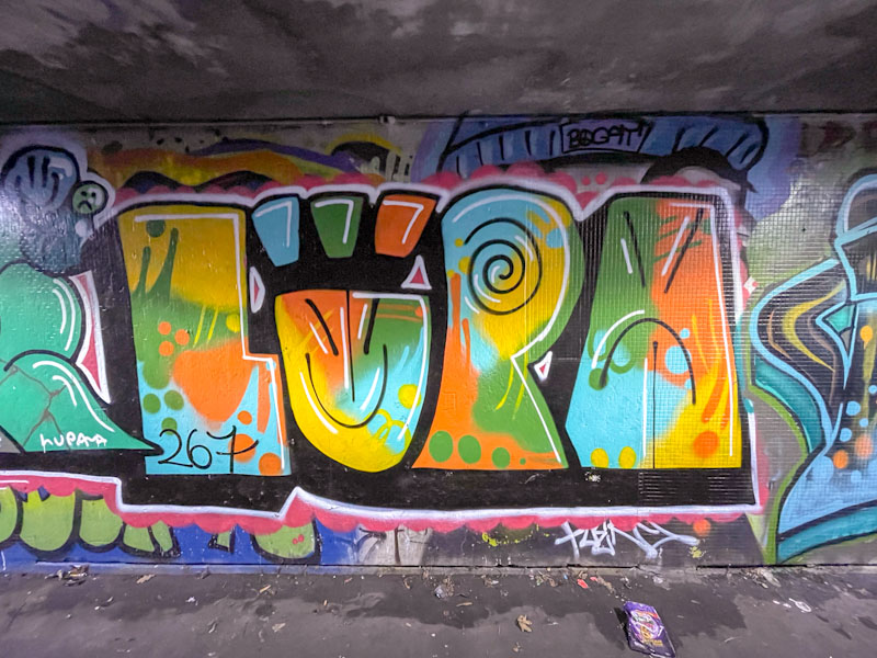 Lupa, M32 roundabout J2, Bristol, October 2024