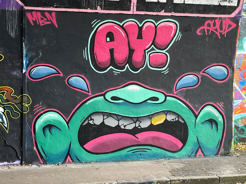 Ayup, St Werburghs, Bristol, October 2024