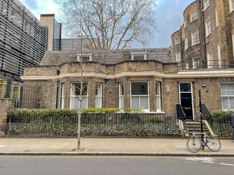 My old home, 1A Montague Place, London, March 2024