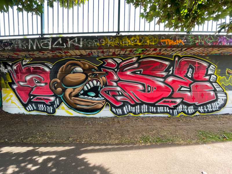 Noise and Zake, Cumberland Basin, Bristol, July 2024