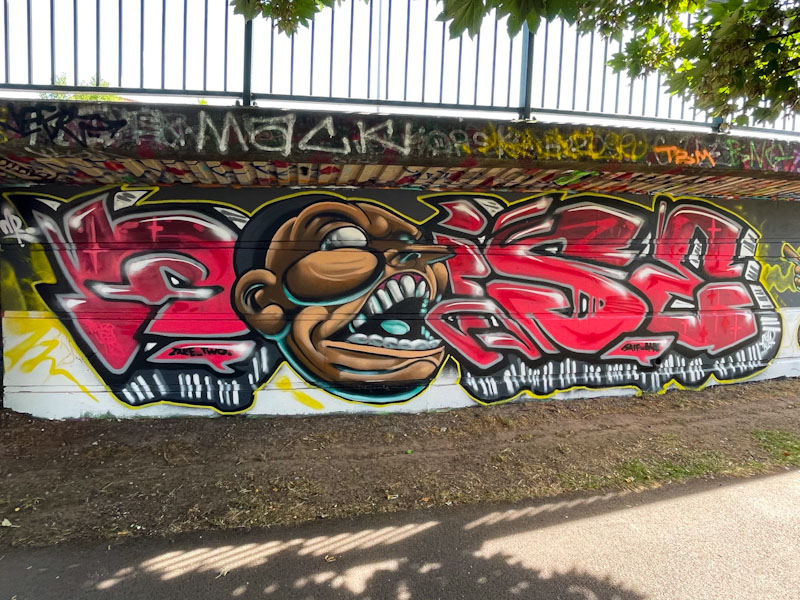 Noise and Zake, Cumberland Basin, Bristol, July 2024