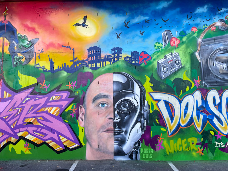 Posea, Zaki Dee and BG183, Ikea Wall of Fame, Bristol, October 2024
