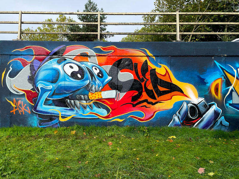 Sled One, M32 roundabout, Bristol, October 2024