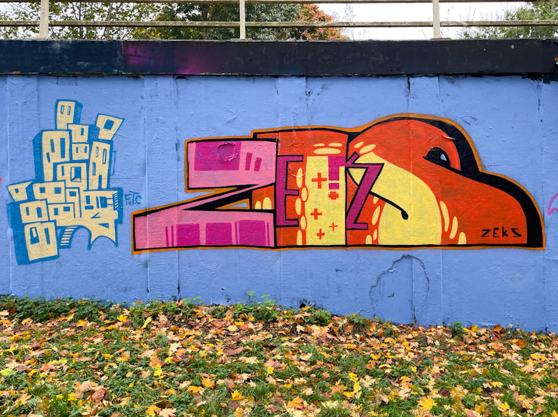 Zeks, M32 roundabout, Bristol, October 2024