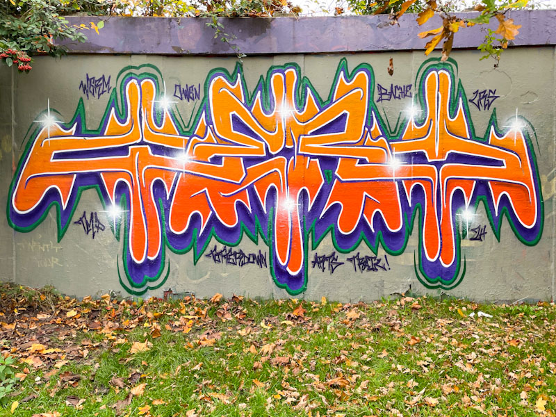 Werm, M32 roundabout, Bristol, November 2024