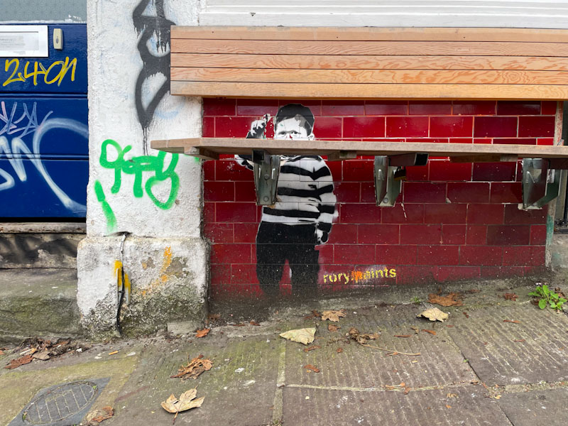 Rory Paints, Nine Tree Hill, Bristol, November 2024