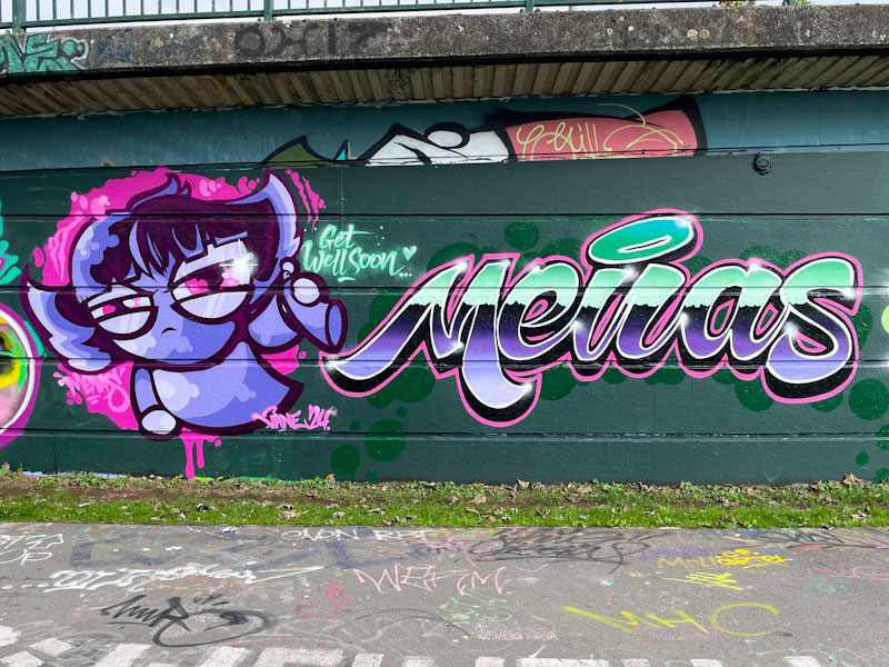 Vane and Bnie, Cumberland Basin, Bristol, September 2024