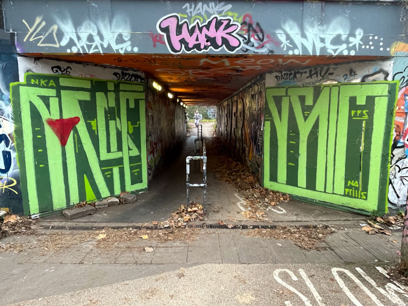 Kid Krishna, M32 roundabout, Bristol, December 2024