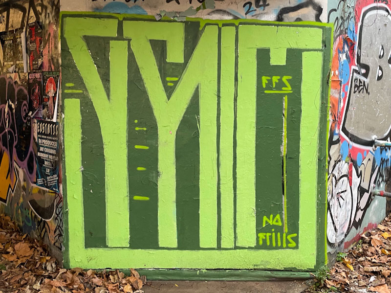 Kid Krishna, M32 roundabout, Bristol, December 2024