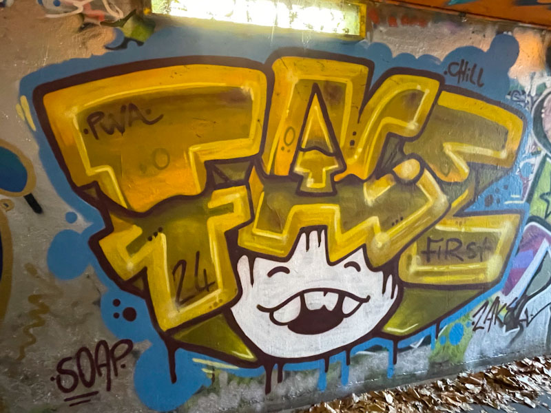 Face 1st, M32 roundabout, Bristol, December 2024