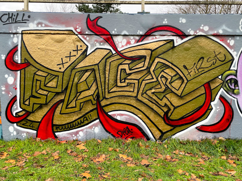 Face 1st, M32 roundabout, Bristol, December 2024