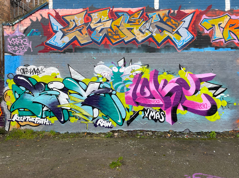 Mr Riks and Lokey, Dean Lane, Bristol, December 2024