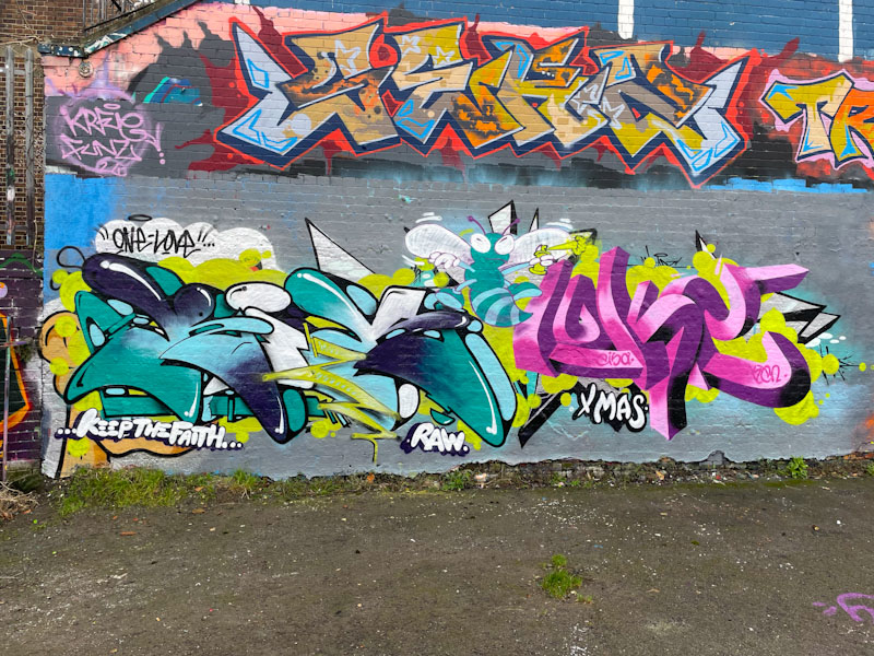 Mr Riks and Lokey, Dean Lane, Bristol, December 2024