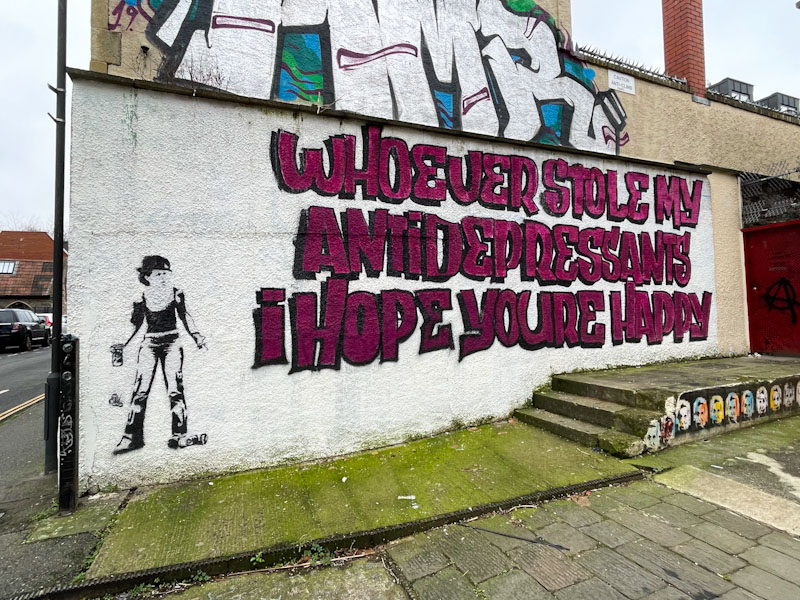 Unknown Artist, Braggs Lane, Bristol, December 2024