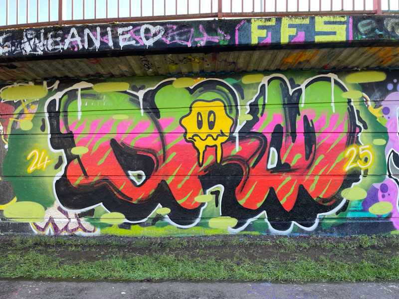 Mr Draws, Cumberland Basin, Bristol, January 2025