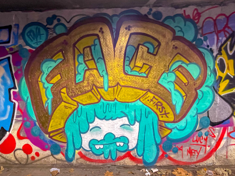 Face 1st, M32 roundabout J2, Bristol, January 2025