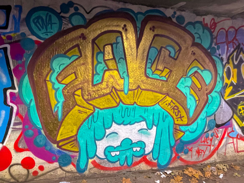 Face 1st, M32 roundabout J2, Bristol, January 2025