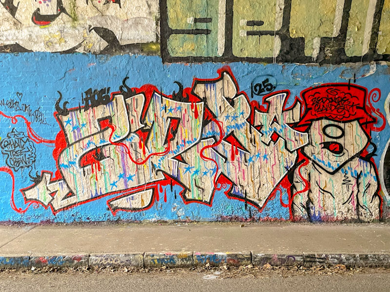 Zed in the Clouds, St Werburghs, Bristol, January 2025