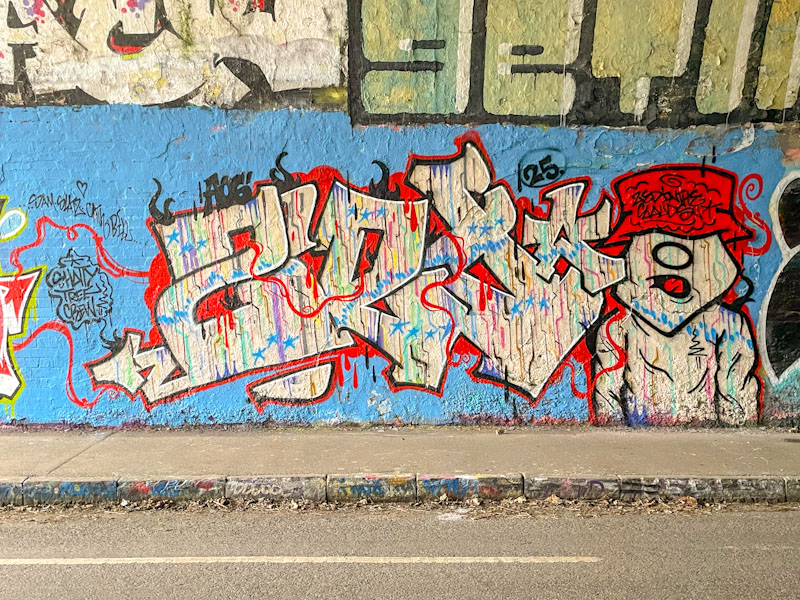 Zed in the Clouds, St Werburghs, Bristol, January 2025