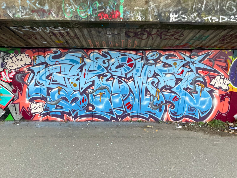 Grimes, M32 Cycle path, Bristol, January 2025