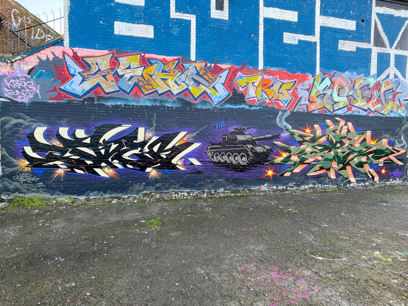 Fade and Dibz, Dean Lane, Bristol, January 2025