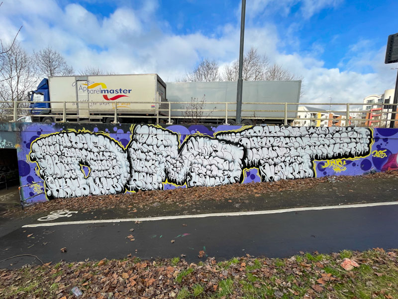 Hemper, M32 roundabout, Bristol, February 2025