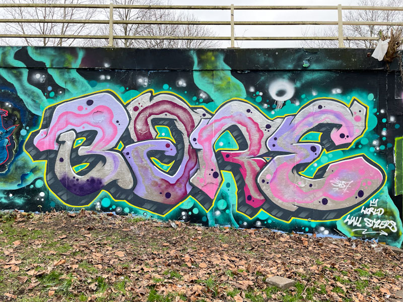 Sait Bare, M32 roundabout, Bristol, February 2025