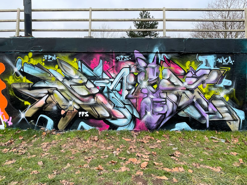 Kid Krishna, M32 roundabout, Bristol, February 2025