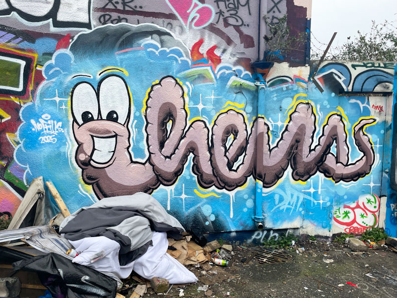 Hemper, M32 Cycle path, Bristol, February 2025