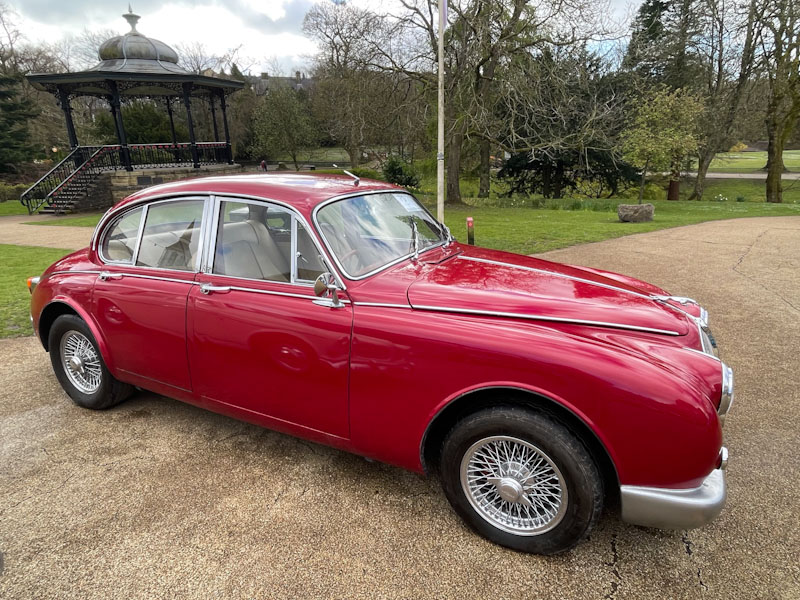 Four door Jaguar, Buxton, Derbyshire, April 2024