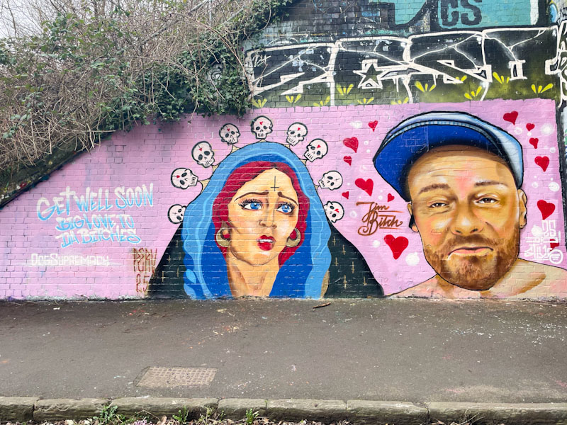 Badger Feral and Stivs, St Werburghs, Bristol, February 2025