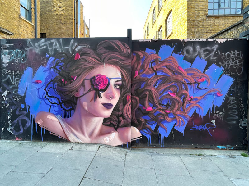 Irony, Harmood Street, Camden Town, London, April 2025