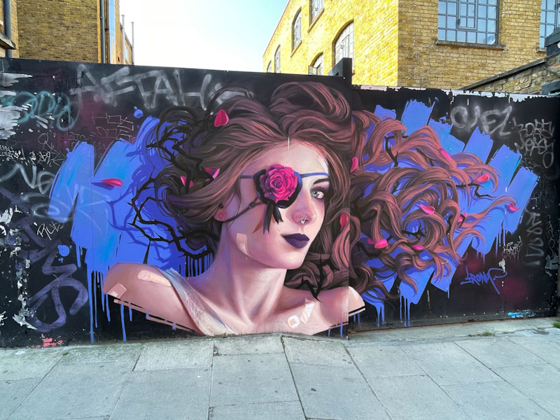 Irony, Harmood Street, Camden Town, London, April 2025