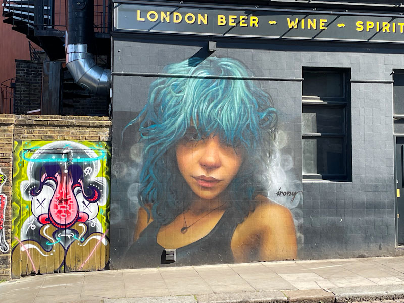 Irony, Harmood Street, Camden Town, London, April 2025