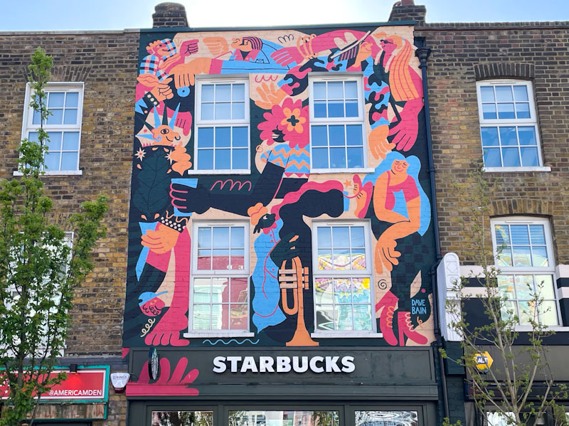 Dave Bain, Camden High Street, London, April 2025