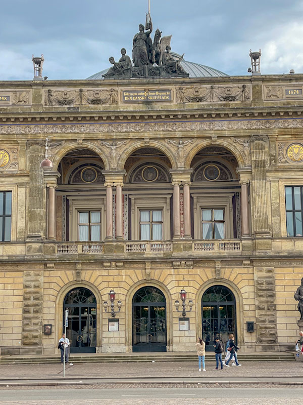 Doors of the Royal Danish Theatre, Copenhagen, Denmark, September 2024