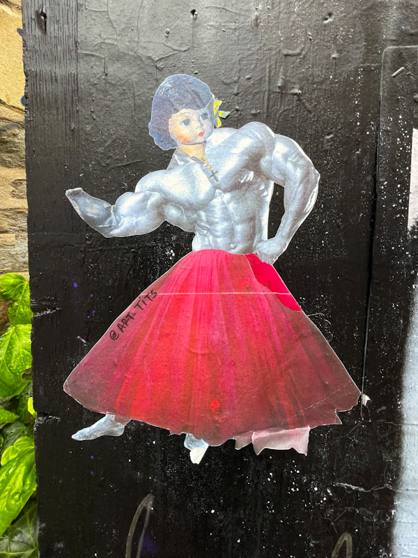 Art Tits, Moon Street, Bristol, April 2025