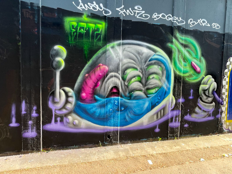 Eatz, M32 roundabout, Bristol, April 2025