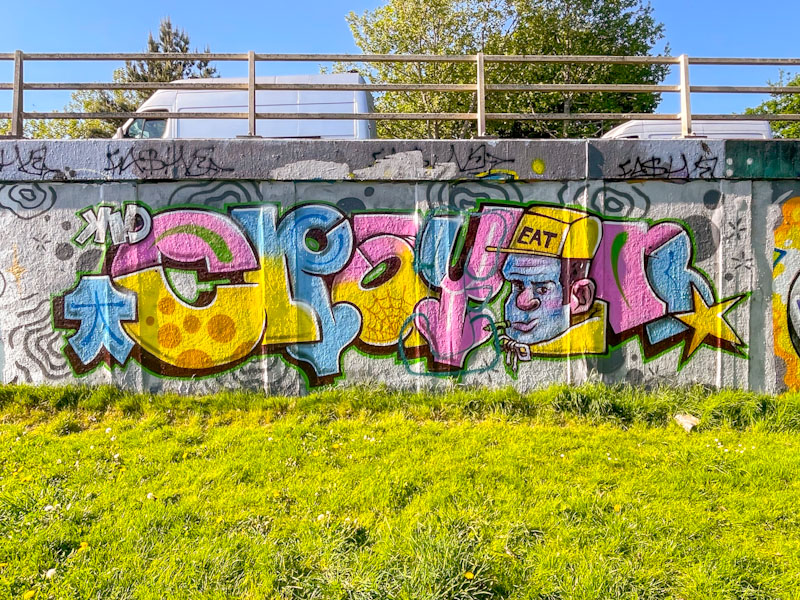 Kid Crayon, M32 roundabout, Bristol, April 2025