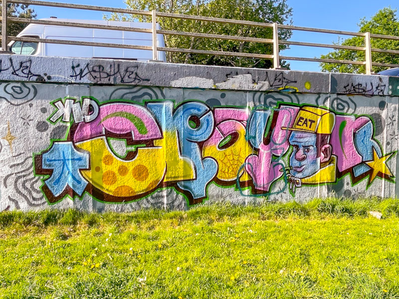 Kid Crayon, M32 roundabout, Bristol, April 2025