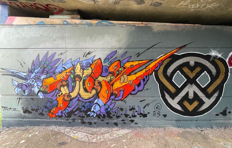 Andy Council and Acer One, Cumberland Basin, Bristol, June 2025