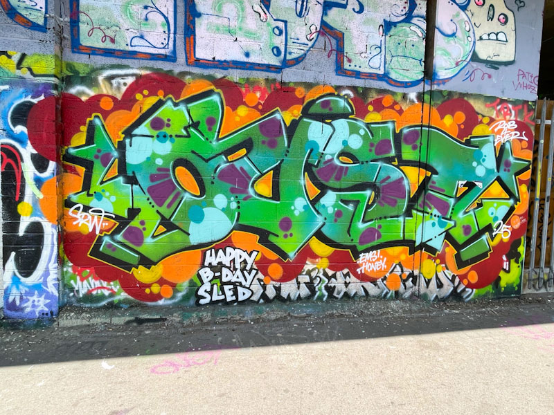 Oust, M32 Cycle path, Bristol, June 2025