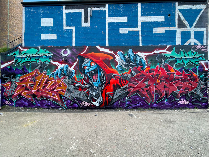 Fade, Acid Face with a Brace and Dibz, Dean Lane, Bristol, May 2025