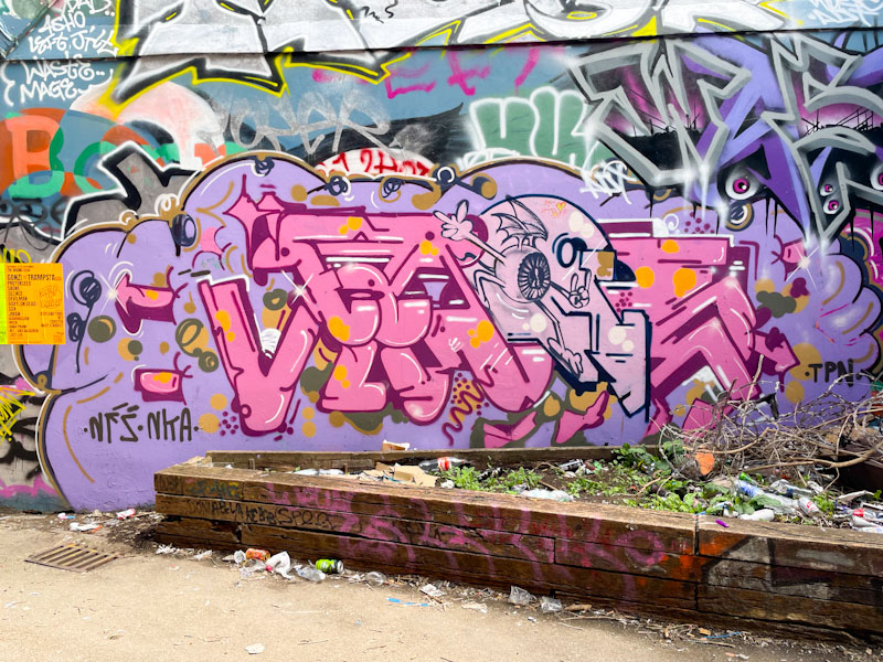 Kid Krishna, M32 cycle path, Bristol, July 2025