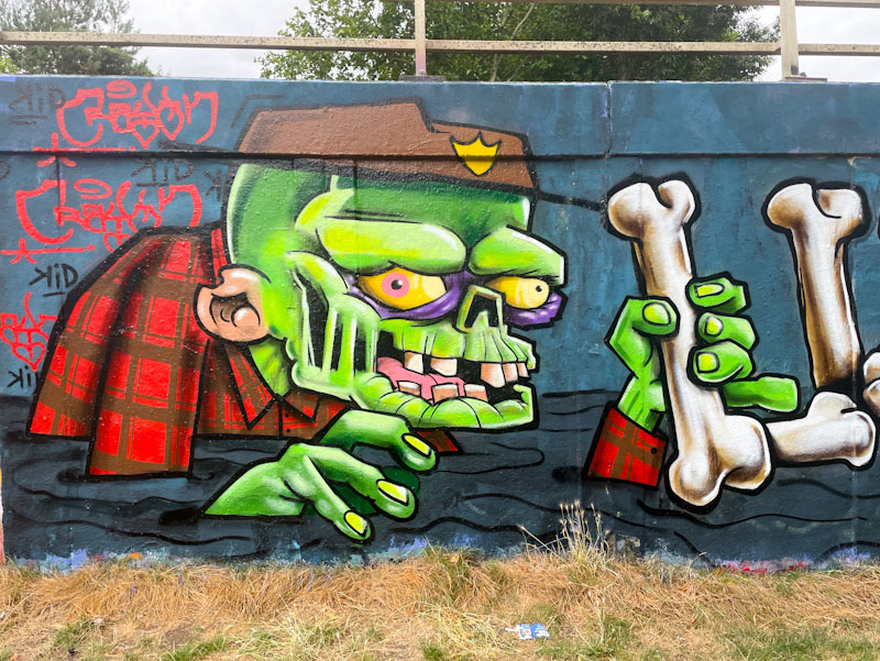 Kid Crayon, M32 roundabout, Bristol, July 2025