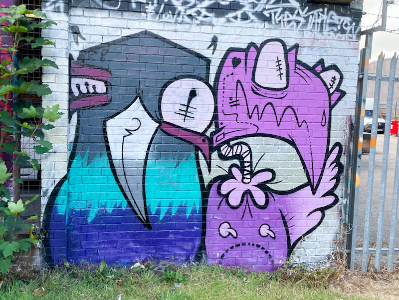 Mr Crawls and Mote, Peel Street Green, Bristol, September 2025