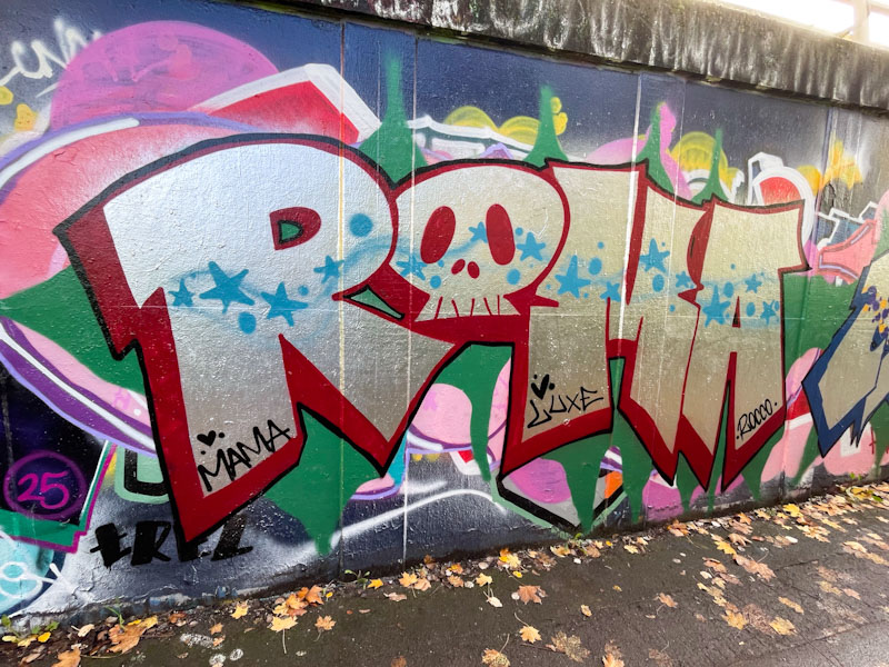 Roma, M32 roundabout, Bristol, November 2025