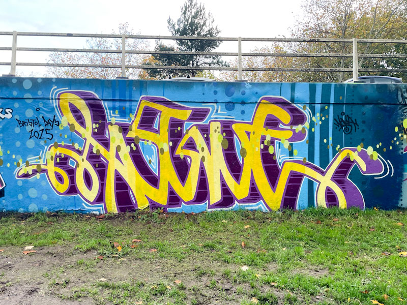 Logoe, M32 roundabout, Bristol, November 2025