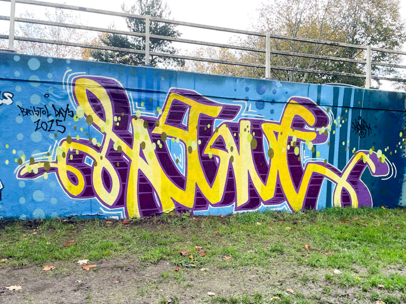 Logoe, M32 roundabout, Bristol, November 2025